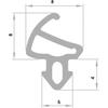 Fensterdichtung | Schwarz | 5m | PVC-Fenster | Gummidichtung | Kunststoff-Fensterdichtungen | Aluminiumprofil Türdichtung