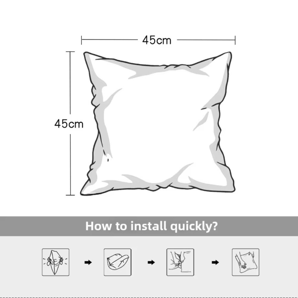 45x45cm Sofa Cushion Cover Soft Cushion Cover New Sofa Pillowcases