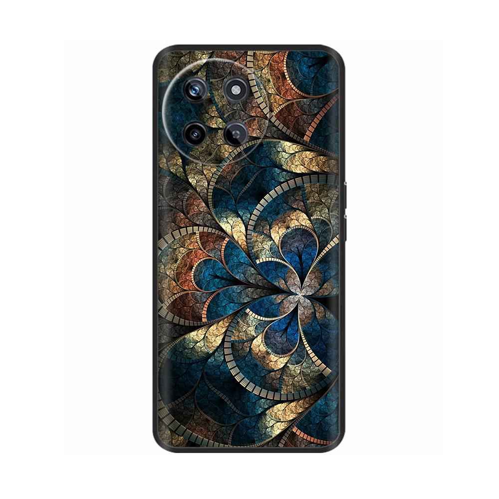 For Realme 11 4G Case Global Luxury Painted Cover for Realme 11 4G 6.4'' Shockproof Shell for Realme11 4G Soft Cases Capas Coque