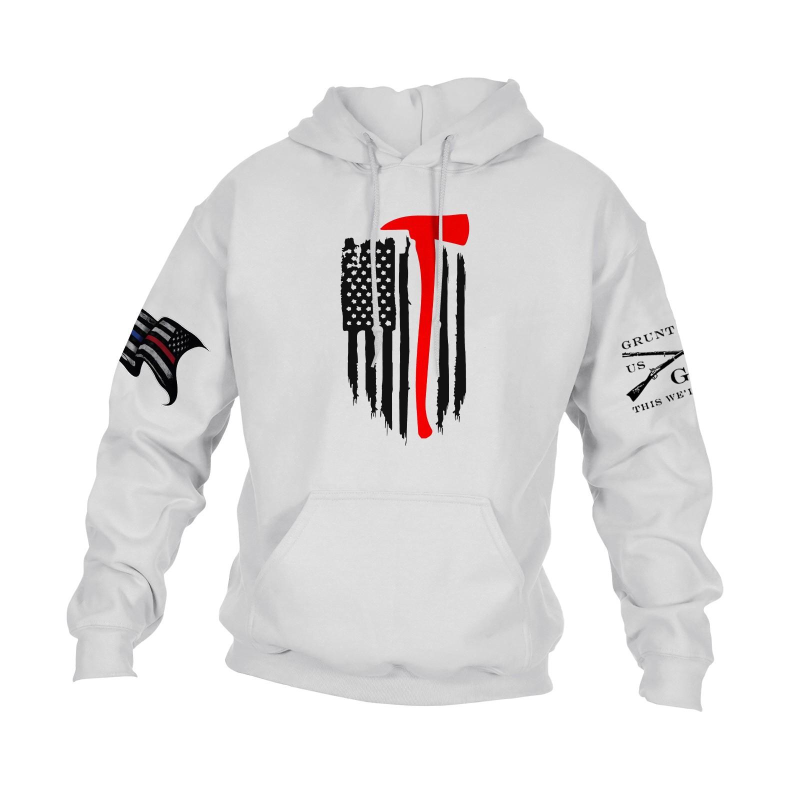 

Мужская повседневная свободная толстовка с капюшоном и длинным рукавом с принтом и карманами XL белый