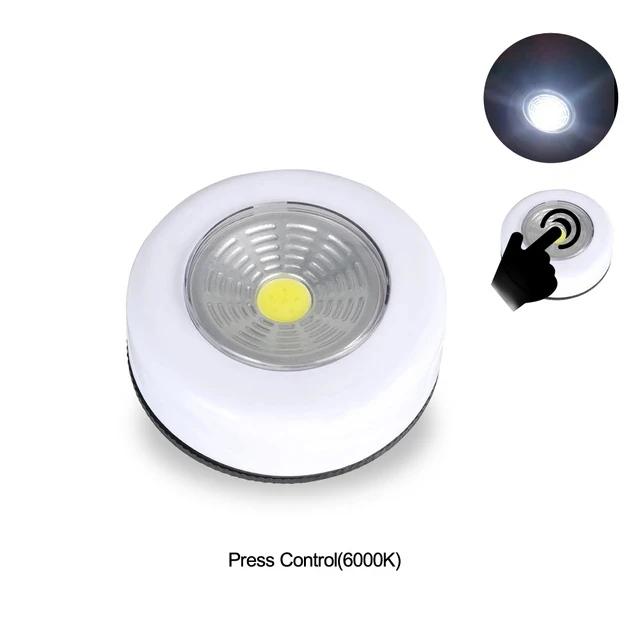 

Mini COB LED Under Cabinet Light With Adhesive Sticker Wireless Wall Lamp Wardrobe Cupboard Drawer Cabinet Kitchen Night Light белый