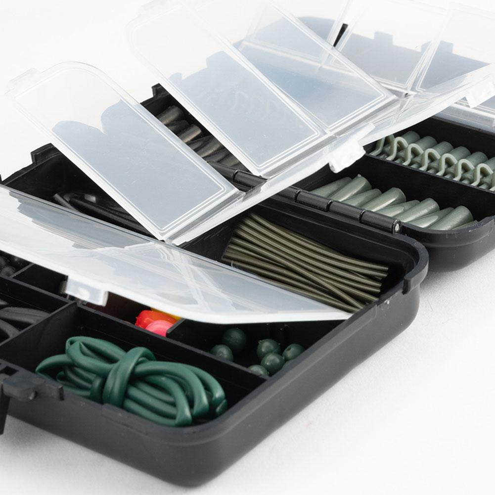 277Pcs Carp Fishing Accessories with Storage Box Carp Fishing Rigs Assortment Wear Resist for Outdoor Fishing Accessories Tool