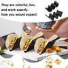 6Pcs Tortilla Stand Tortilla Roll Holder Pancake Stand Plastic Tray Microwave And Dishwasher Safe Kicthen Baking