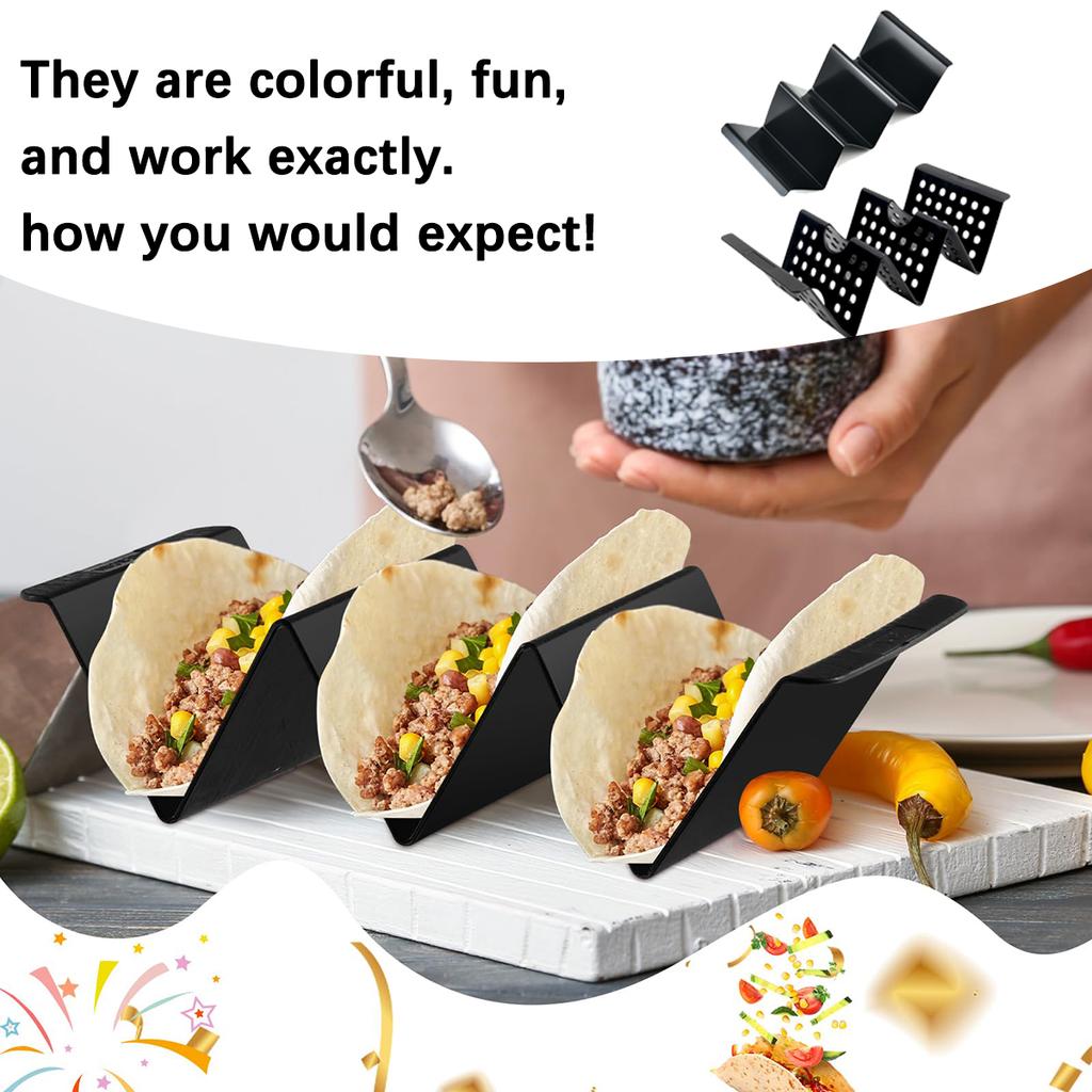 6Pcs Tortilla Stand Tortilla Roll Holder Pancake Stand Plastic Tray Microwave And Dishwasher Safe Kicthen Baking