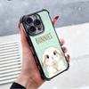 Cute Cartoon Bunny Rabbit Plating Phone Case For Xiaomi Poco X5 X6 X7 X8 Pro Max F8 Ultra F7 M8 M7 M5S Redmi 15C 15 14C 13C 13 X