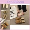 Stylish Comfortable Slip-on Clogs For Women Thick Sole Casual Footwear In Brown Or Khaki Colors