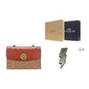 Coach Parker 26 Classic Floral Chain Print Coated Canvas Handbag Women Handbags Brown Yellow 30585-B4RU