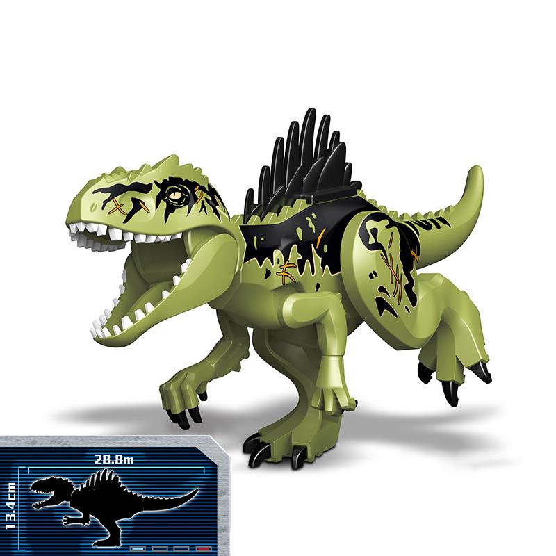 Jurassic World 2 Dinosaurs Figures Tyrannosaurus Rex Indominus Rex I-Rex Indoraptor Building Blocks Kids Toy Compatible