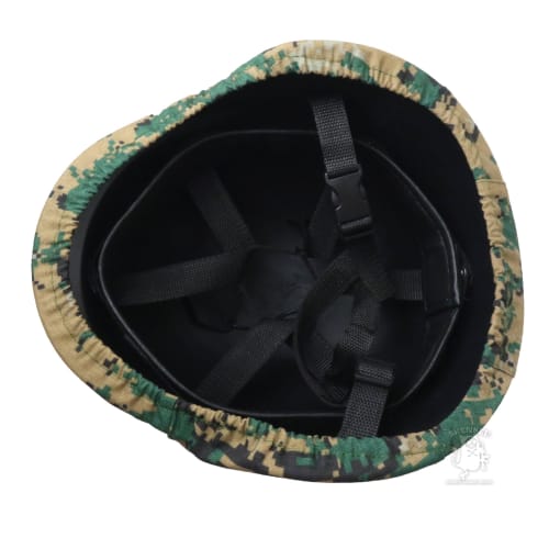 SHENKEL US Military SWAT Fritz Tactical Helmet with Camouflage Cover! Pixel Green M88 for US Military Airsoft