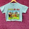 Dragon Ball Z Goku Family Graphic Design  Anime Crop Top