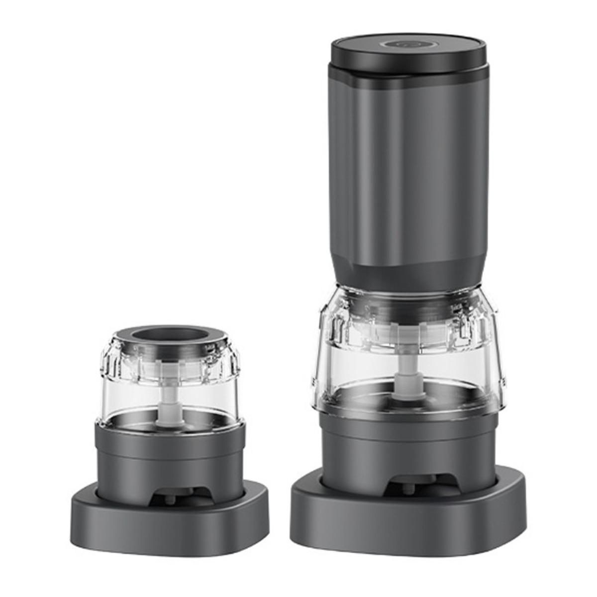 

Electric Pepper Grinder Rechargeable Spice Grinder сірий