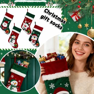 Personalized 3D Family Christmas Stockings Christmas Stocking Stockings  Holiday Stocking Gift