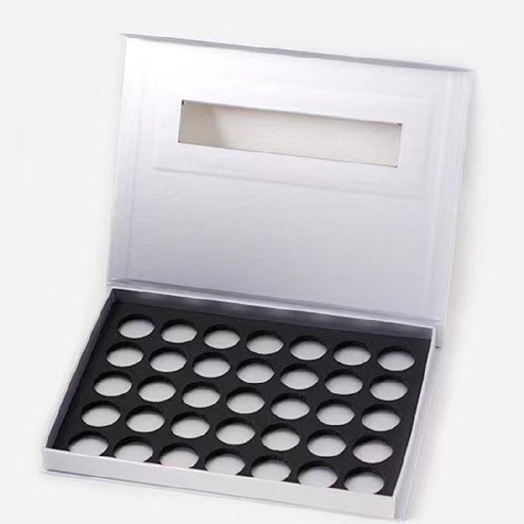 Nail Art Container 35 Detachable Aluminum Trays Hardened Foam Base For Decoration Storage Box Lightweighted