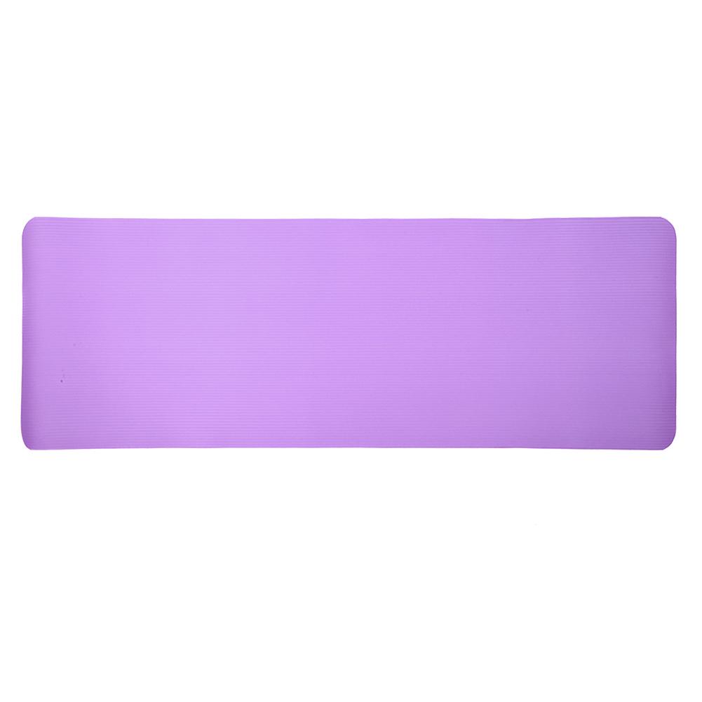 Lengthen NBR Pad Widened Non-Slip Mat Multifunction Fitness Exercise Cushion 183 X 61 X 1cm(Purple )