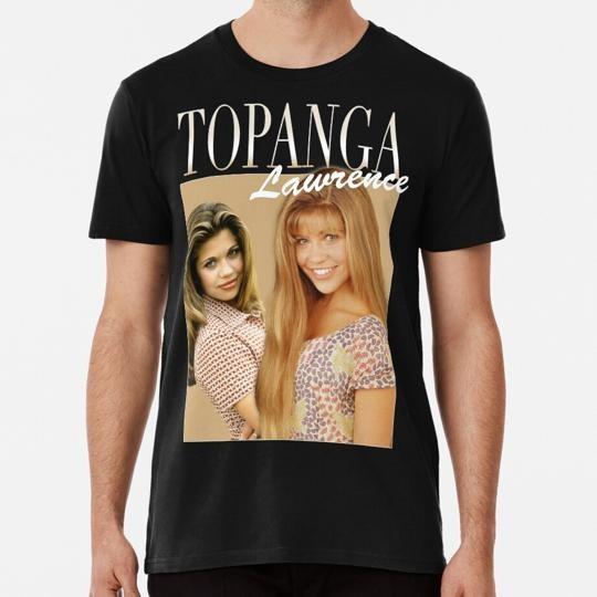 Topanga Lawrence Retro Portrait Graphic T-shirt