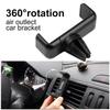 Car Phone Holder Air Outlet Mount Clip Universal 360 Rotation ABS Navigation Holder Bracket For Samsung  car cup phone holder
