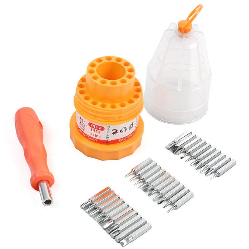 

31-in-1 Multi-Functional Screwdriver Set for Mobile Phone Repair (Phillips, Flathead, Special Shapes)