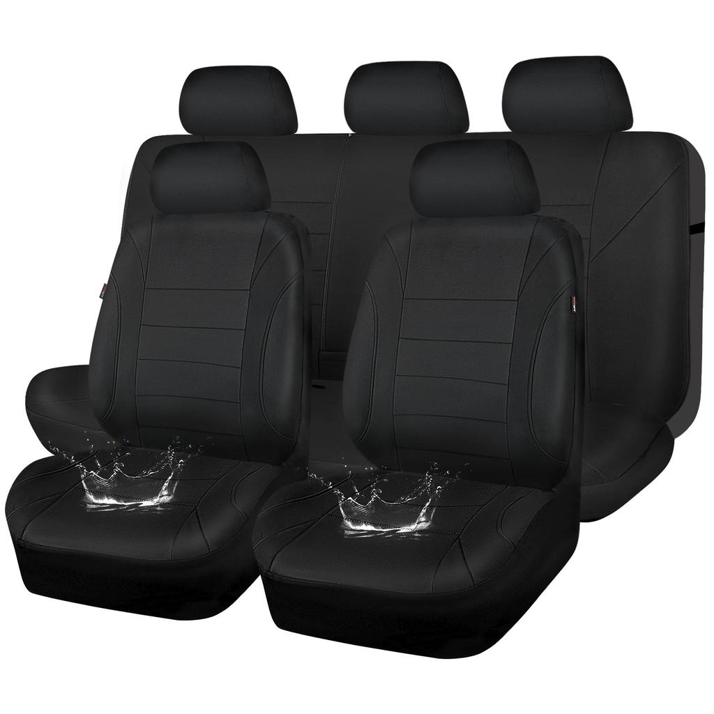New Car Cushion Case Cover Front Car Seat Cover Car Accessories Universal PU Car Seat Cover Artificial Leather CushionFull Car Seat Cover