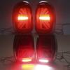 L&R LED Tail lights Lamps For BMW MINI Countryman R60 2010-2016 RED