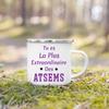 Merci Atsem Agenda Print Mugs Creative Coffee Cups Drinks Water Milk Cup Enamel Mug School Home Handle Drinkware Gifts
