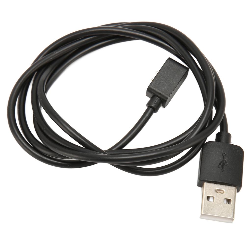Smartwatch USB Charger Adapter 1m Black Magnetic Fast Charging Activity Fitness Tracker Charging Cable for Xiaomi Mi