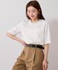 Yours Cut Georgette Crew Neck Cropped Pullover BGXU1871 Small White Women's