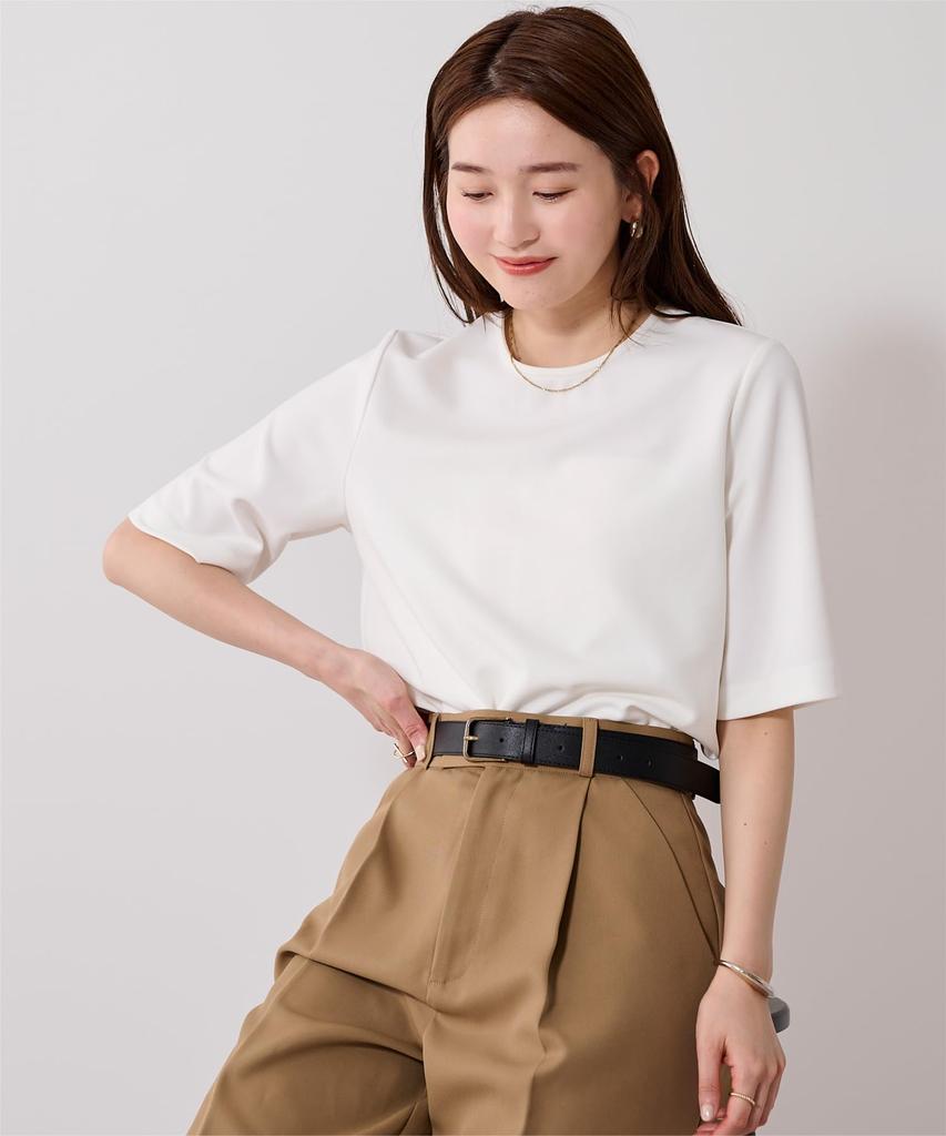 Yours Cut Georgette Crew Neck Cropped Pullover BGXU1871 Small White Women's
