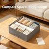 7 Grid Bra Storage Case Dustproof Wardrobe Socks Organizer Durable Closet Underwear Bin  Bedroom