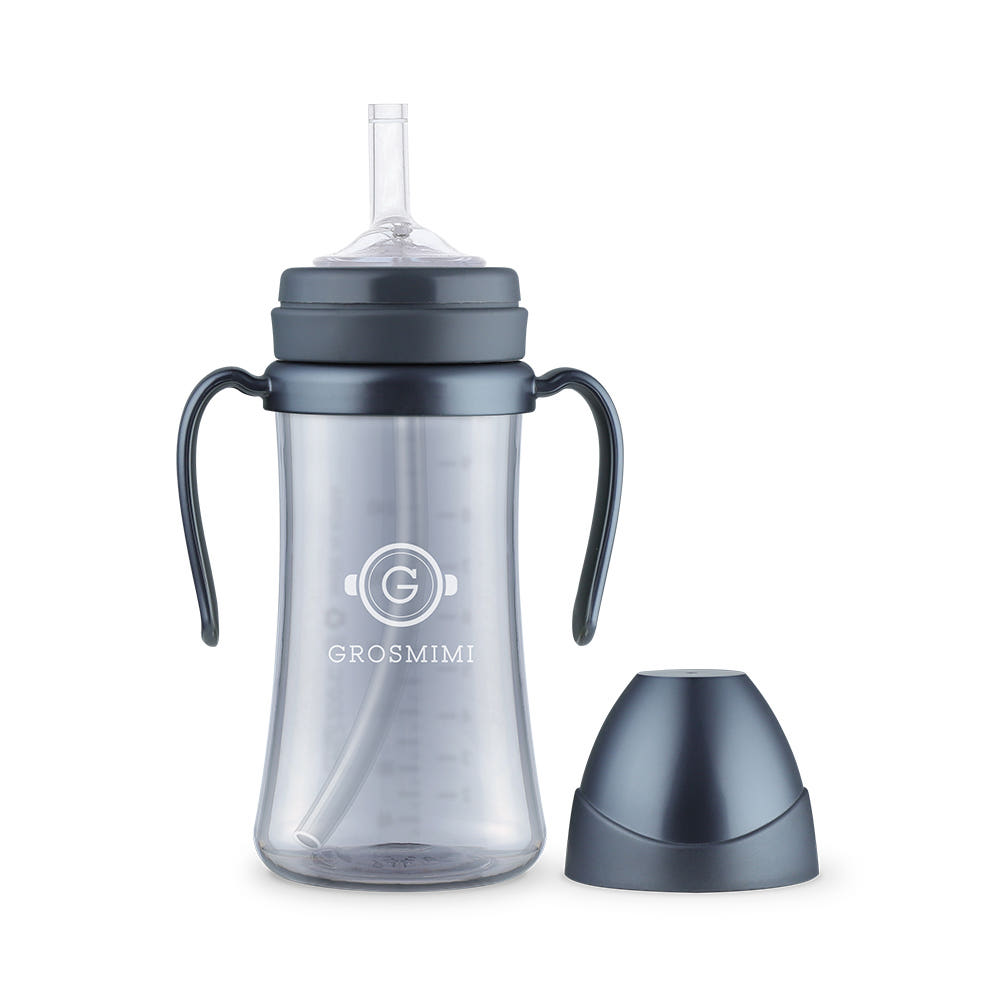 Grosmimi PPSU Dark Series Straw Cup (300ml)