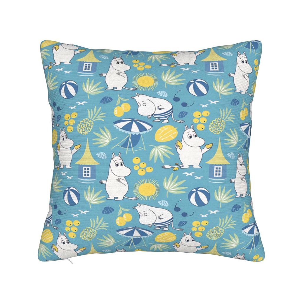Cute M-Moomins Pillow Cover Soft Cushion Cover Funny Pillow Case For Wedding Party Home Decor