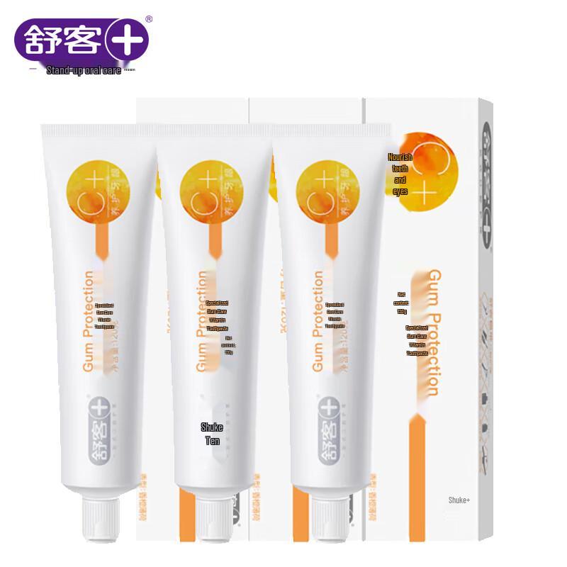 Shuke Vitamin C, Baking Soda & Probiotic Toothpaste (3x120g)