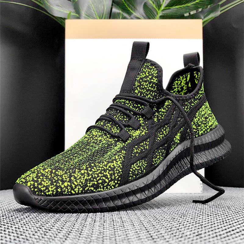 Schuhe in großen Größen, atmungsaktive Mesh-Schuhe für alle Jahreszeiten, schwarze Slip-ons, leichte Mesh-Schuhe