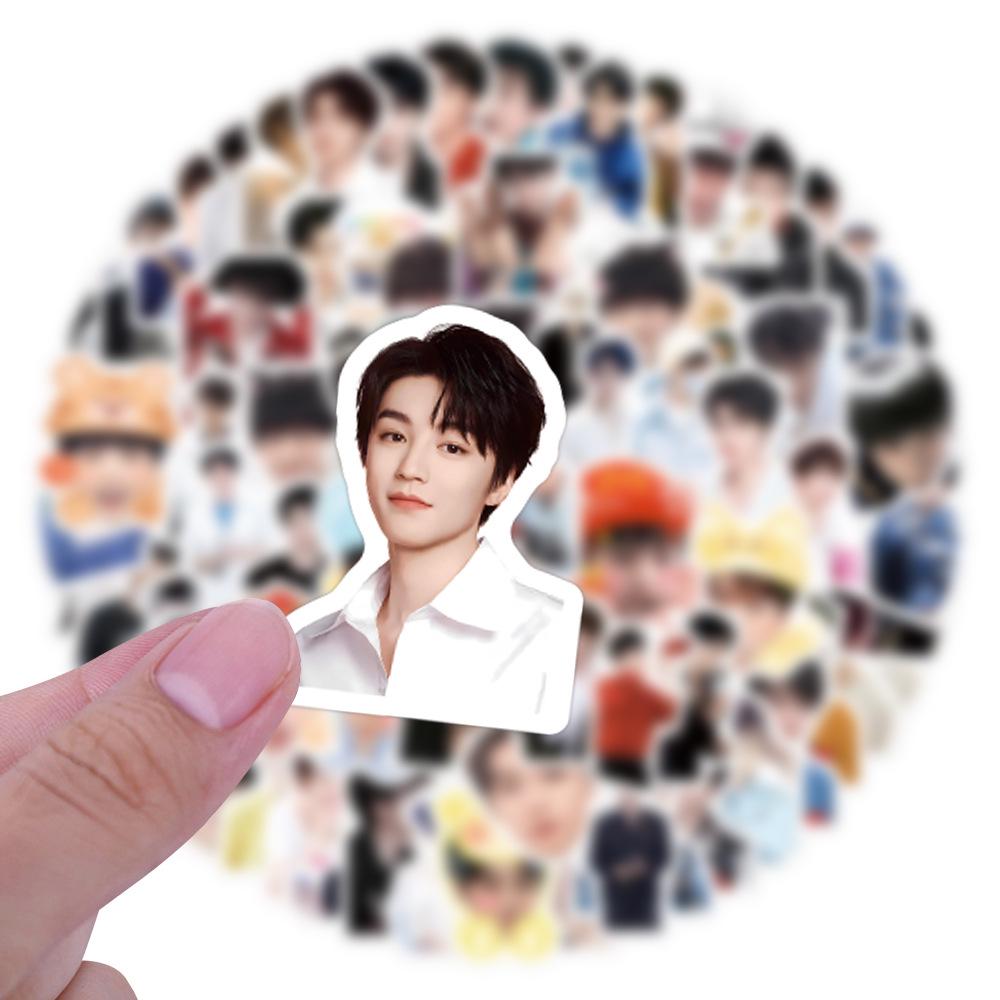 100 TFboy Wang Junkai Celebrity Graffiti Stickers for Water Bottles & Tablets