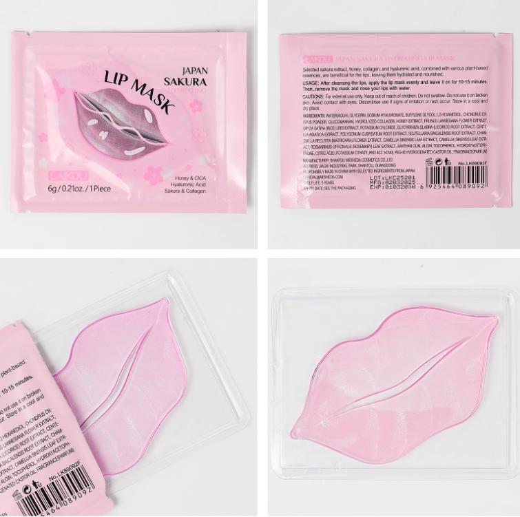 Lip Membrane MOISTURIZING SOFT LIP MASK Hydrating Erase Signs of Fatigue Natural Pink Lips Prevent Drying Brighten Lips Color Smooth Lip Lines