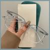 New Fashion Ultra Light Reading Glasses Advanced Gradient Color Anti Blue Light Flat Mirror Fresh Sweet Myopia Glasses