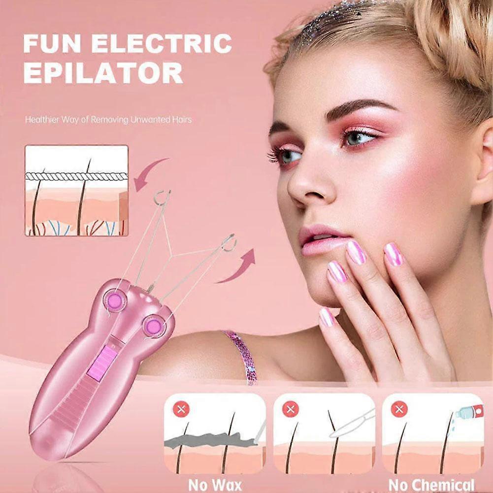 Depiladora Eléctrica para Hilo de Algodón Depilador Facial con Enchufe UE