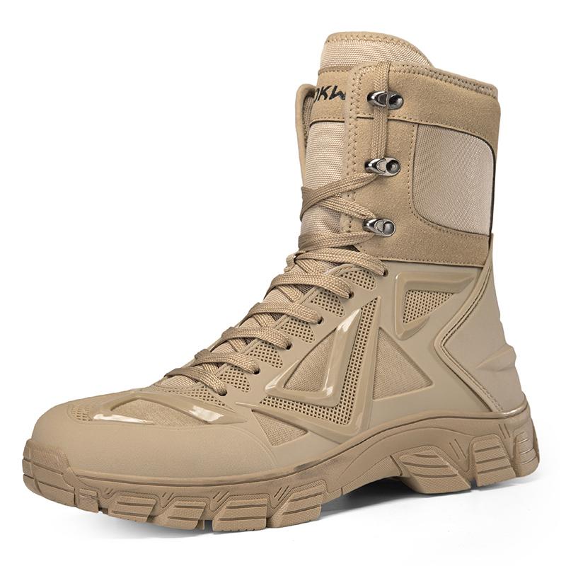 

Fashion New Fashion Mens Lace Up Ankle Boots Genuine Leather Casual Boots High Quality Comfortable Motorcycle Boots High Top Man Botas 47 хакі