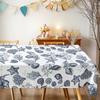 Nautical Sea Life Rectangle Table Cloth for Table Decor Holiday Party Waterproof Reusable Tablecloth for Tables Kitchen Dining