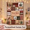 Wall Hanging TapestryChristmas Custom Name Print Art For Indoor Home Room Decoration Holiday Gift