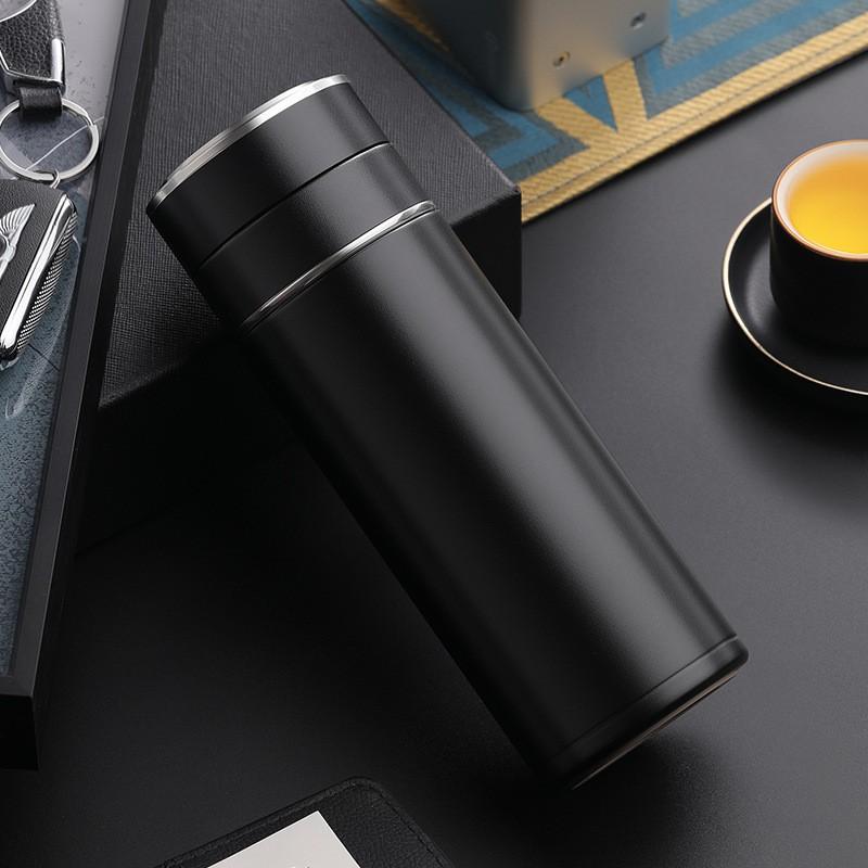 316 Stainless Steel Vacuum Insulated Travel Mug With Tea Strainer Portable Water Bottle Men Women Office Home