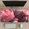 Purple Galaxy Anime Girl Large Gaming Mouse Pad Non Slip Rubber Stitched Edge Hd Print Mat For Gamer Laptop Workstation