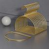 Iron Clothes Rack Gold Pants Shelf Multi-function Tie Hooks  for Adult Kids