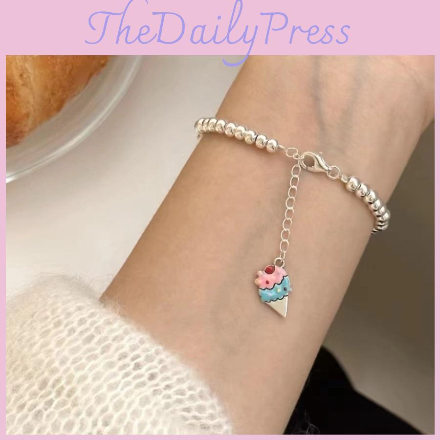 Elegant Geometric Flower Bracelet For Women Sweet Fresh Style 2024 Summer