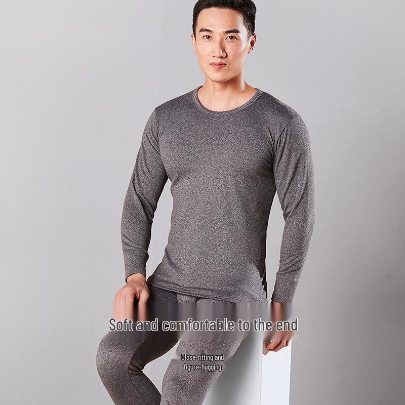 Men's Extra Thick Fleece Lined Thermal Underwear Set - Heat Retaining and Cold Resistant Long Johns for Autumn and Winter.