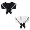 M6CD Sailor Inspired Detachable Collar Fashion False Collar Fashion Neckpiece For Themed Parties Professional Dress