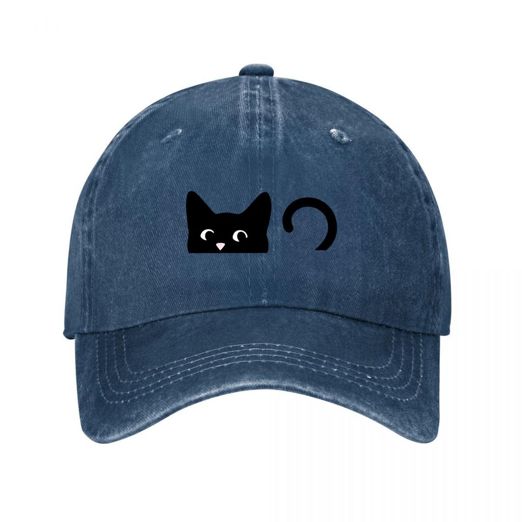 Cute Cat Suede Baseball Cap New Vintage Washed Cotton Baseball Cap Parent Kids Sun Hats