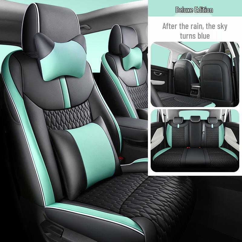 Komplette 5-Sitzer Autositzbezüge für Wuling Xingchen - Ganzjahres-Innenmatten & Kissen