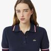 Lacoste Women's Color-Tipped Polo Sweater AF9283-55GGWI