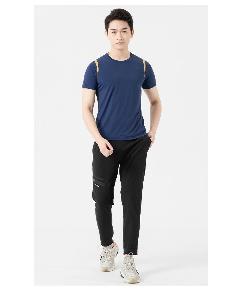 Unisex Summer Ice Silk Round Neck T-shirt - Cool, Comfortable, Loose Fit, Plus Size Available