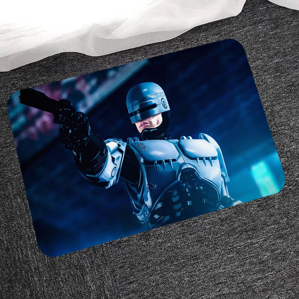 Actionfilm R-Robocop Badezimmermatte Kinderzimmer Schlafzimmer Dekoration Balkon Rutschfeste Fußmatte Wohnzimmer Willkommensteppich